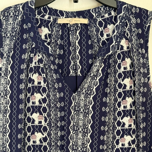 BOHO ELEPHANT SLEVELESS TOP. 41 HAWTHORN FLOWY PULLOVER TOP. Excellent condition - Picture 11 of 12